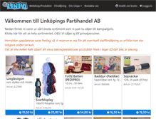 Tablet Screenshot of linpa.se